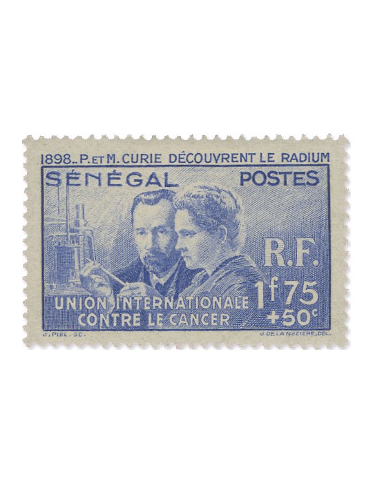 COLONIES : Grandes Series Coloniales (Pierre et Marie Curie)