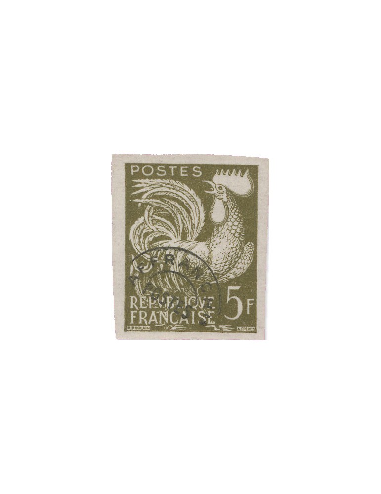 n° 107, 110, 112, 115, 117** ND - Timbre FRANCE Preobliteres