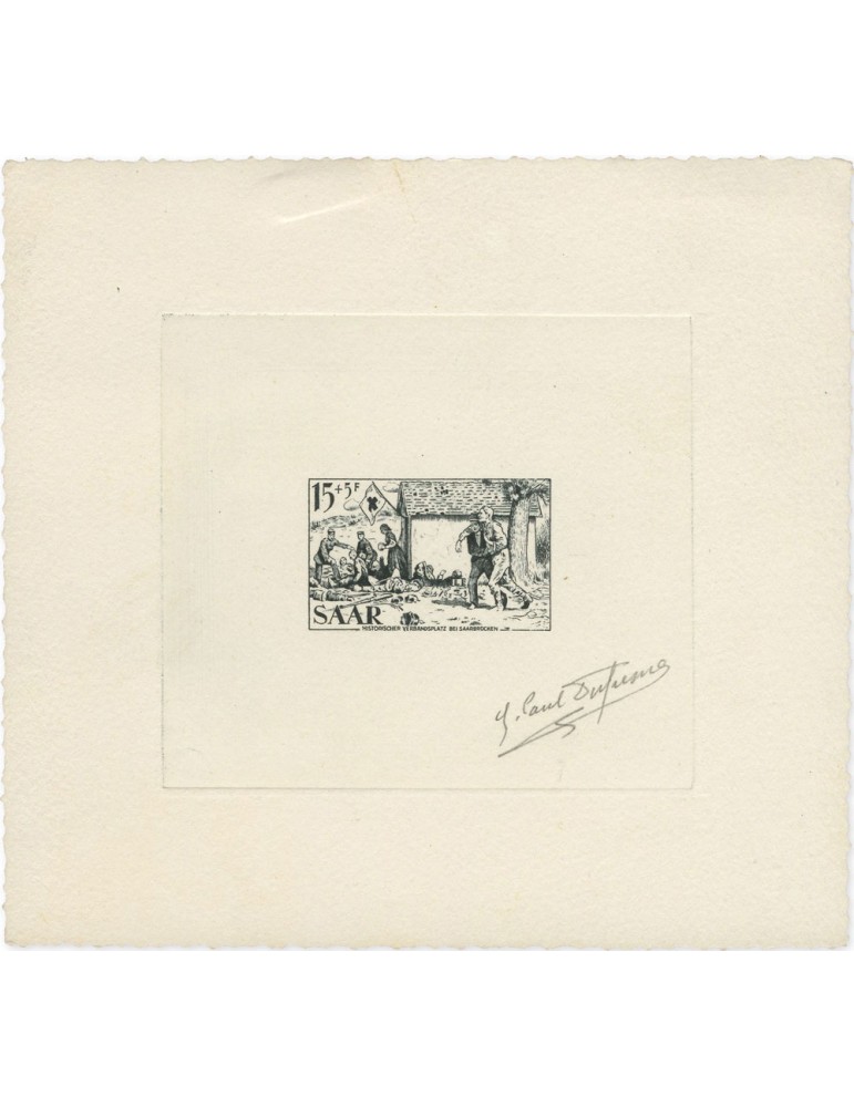 n° 352 - Timbre SARRE Poste
