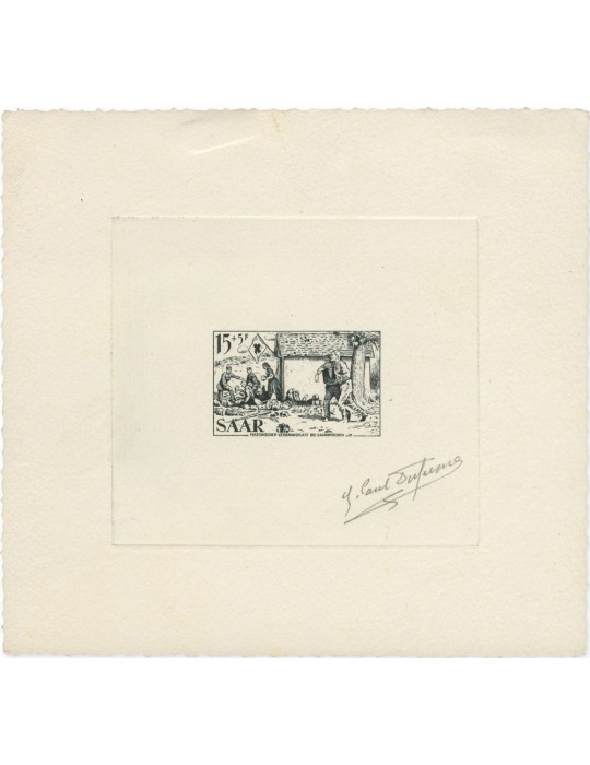n° 352 - Timbre SARRE Poste