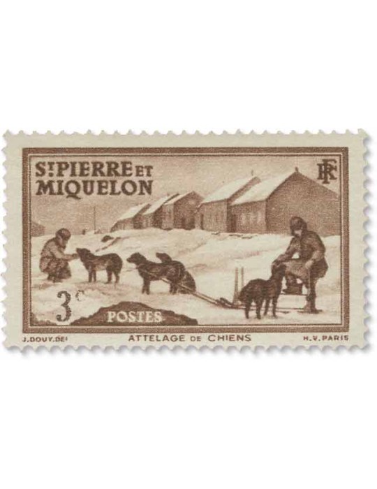 n° 167/188* - Timbre SAINT-PIERRE ET MIQUELON Poste