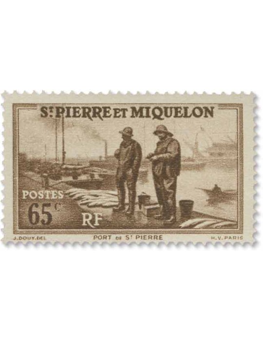 n° 167/188* - Timbre SAINT-PIERRE ET MIQUELON Poste