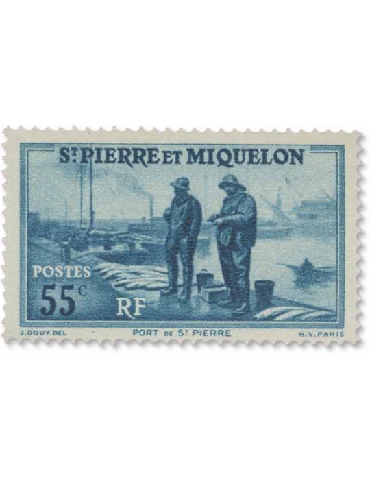 n° 167/188* - Timbre SAINT-PIERRE ET MIQUELON Poste