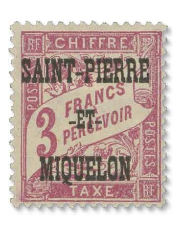n° 10/20* - Timbre SAINT-PIERRE ET MIQUELON Taxe 2