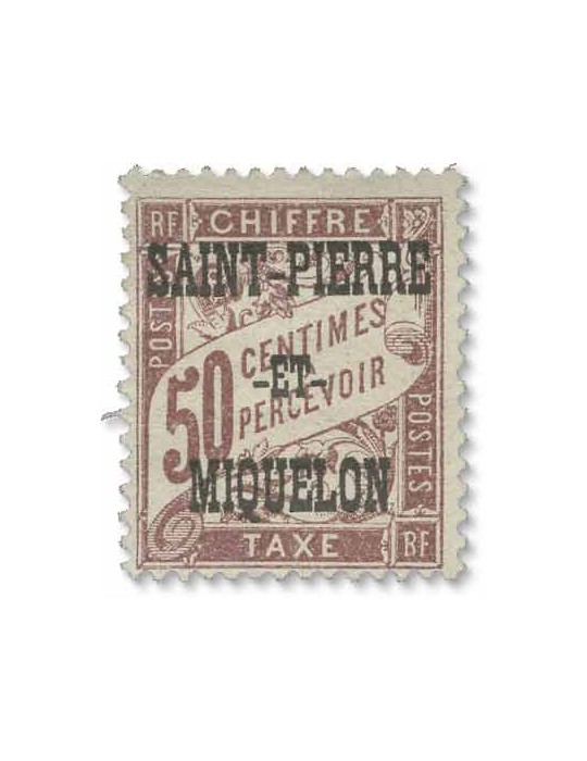 n° 10/20* - Timbre SAINT-PIERRE ET MIQUELON Taxe