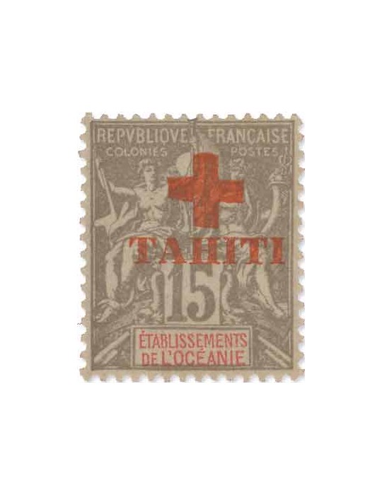n° 35* - Timbre TAHITI Poste