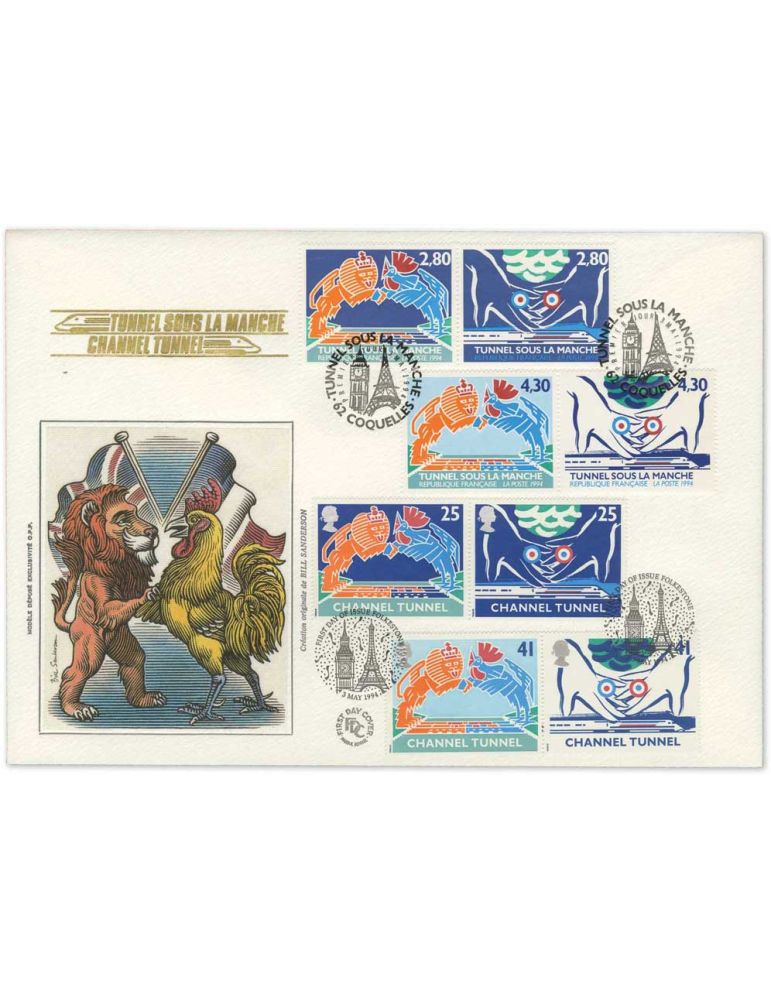France: 10 enveloppes 1er jour (Grand format)