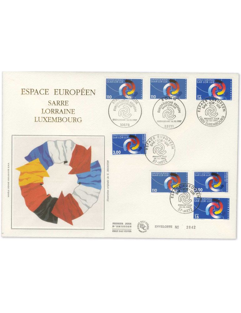 France: 10 enveloppes 1er jour (Grand format)
