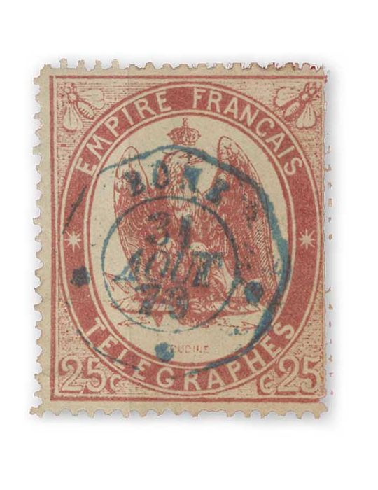 n° 5/8 obl. - Timbre FRANCE Telegraphe