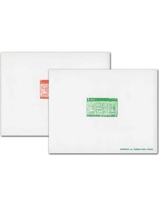 n° 356/357 - Timbre ANDORRE Poste