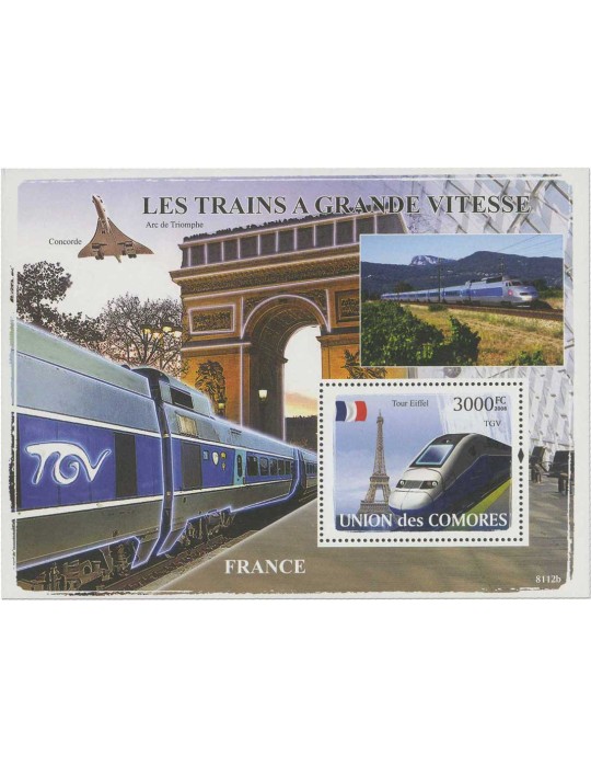 COMORES : Thématique "Les Trains à grande vitesse"