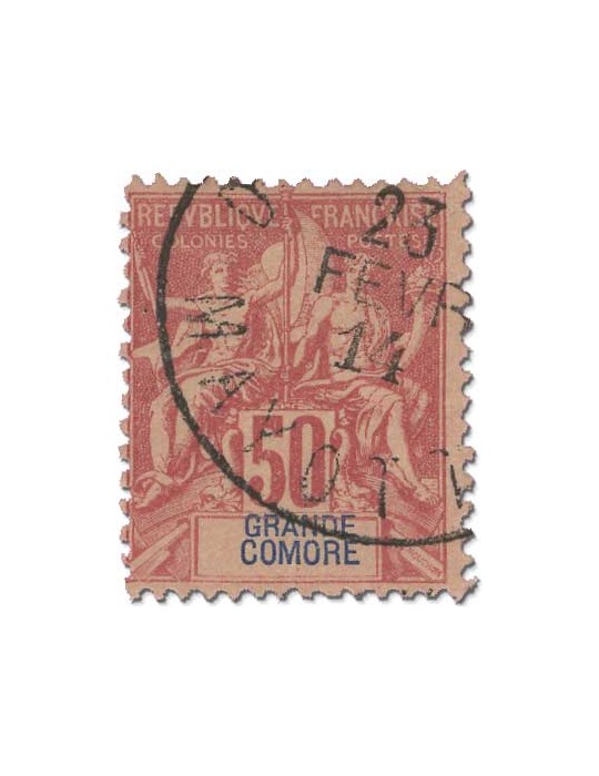 n° 10/11 obl. - Timbre GRANDE COMORES Poste