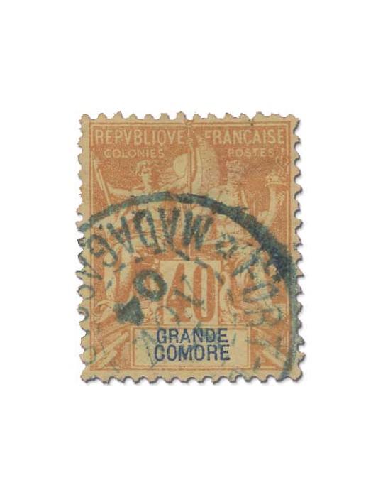 n° 10/11 obl. - Timbre GRANDE COMORES Poste