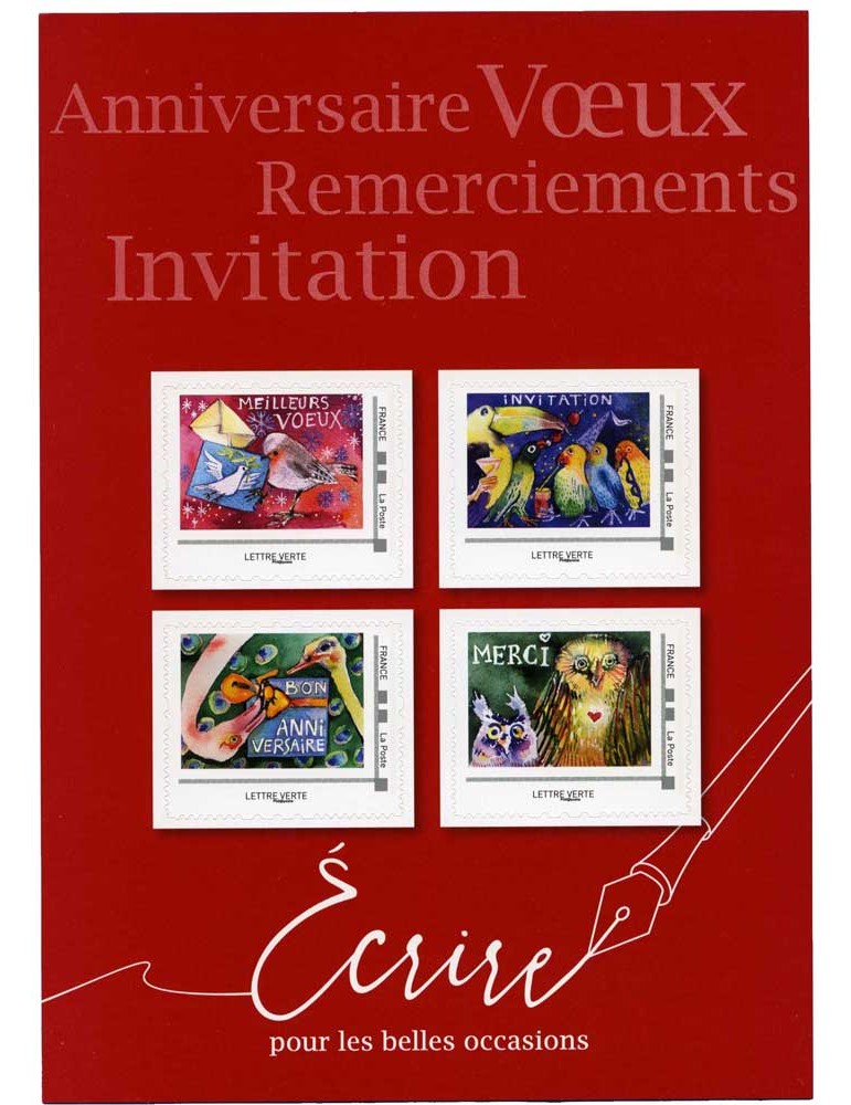 France : Collector "Anniversaire, Vœux, Remerciements, Invitation"