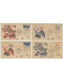 n° 30/33 obl. - Timbre FRANCE Poste Aerienne