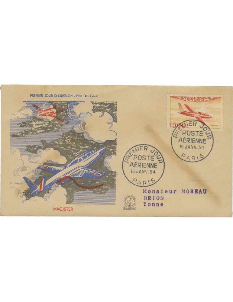 n° 30/33 obl. - Timbre FRANCE Poste Aerienne