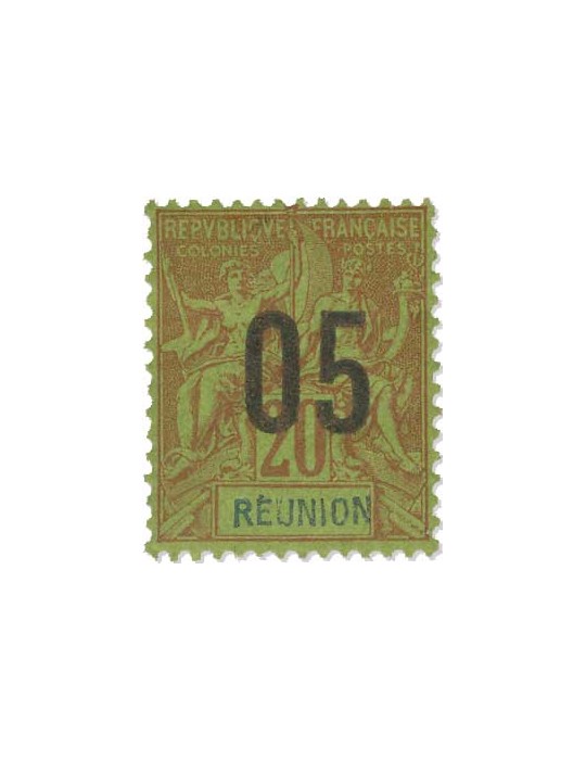 n° 72/79* - Timbre REUNION Poste