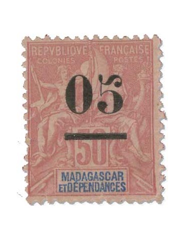 n° 48/50**/* - Timbre MADAGASCAR Poste 2