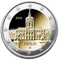 2 EURO COMMEMORATIVE 2018 : ALLEMAGNE (BERLIN) (5 pièces)