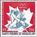 n.o 61 -  Sello San Pedro y Miquelón Correo aéreo