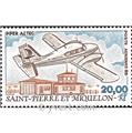 n.o 68 -  Sello San Pedro y Miquelón Correo aéreo