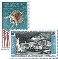 n.o PA8/9 -  Sello Tierras Australes y Antárticas Francesas Año completo (1965)