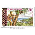 n° 33/37  -  Selo Wallis e Futuna Correio aéreo