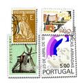 PORTUGAL: lote de 100 sellos