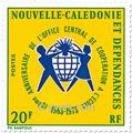 n.o 389 -  Sello Nueva Caledonia Correos