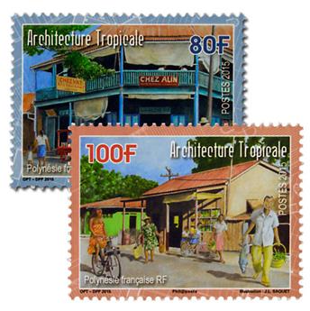 n°  1090/1091  - Selo Polinésia Francesa Correio
