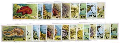 n°637/645 + 659/672* - Timbre Barbade Poste n°637/645 + 659/672* - Timbre Barbade Poste
