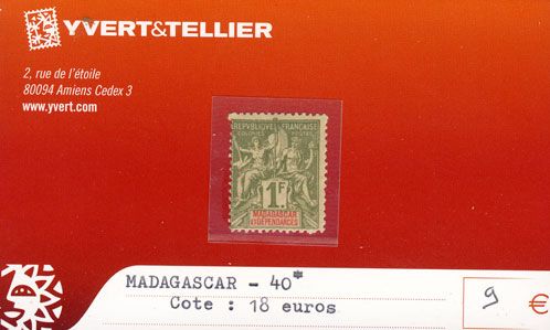 MADAGASCAR - n° 40* MADAGASCAR - n° 40*