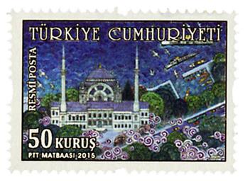 n° 326 - Timbre TURQUIE Service