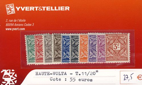 HAUTE-VOLTA - Taxe n° 11/20*