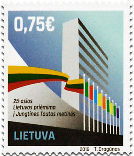 n° 1070 - Timbre LITUANIE Poste n° 1070 - Timbre LITUANIE Poste