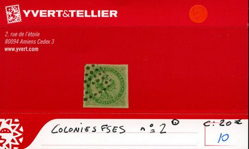 COLONIES FRANCAISES - n° 2 Obl. COLONIES FRANCAISES - n° 2 Obl.