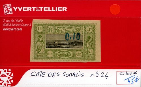 COTE DES SOMALIS - n° 24 COTE DES SOMALIS - n° 24
