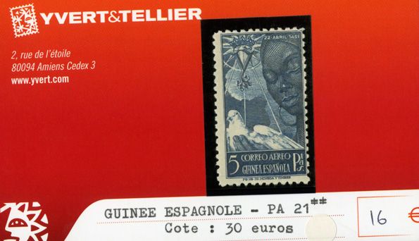 GUINEE ESPAGNOLE PA - n°21** GUINEE ESPAGNOLE PA - n°21**