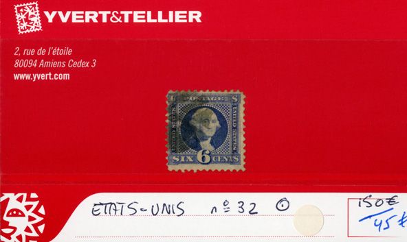 ETATS-UNIS - n°32 obl. ETATS-UNIS - n°32 obl.