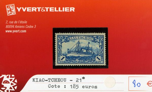 KIAO-TCHEOU - n°21* KIAO-TCHEOU - n°21*