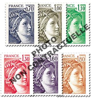 nr. 2056b/2061b -  Stamp France Mail