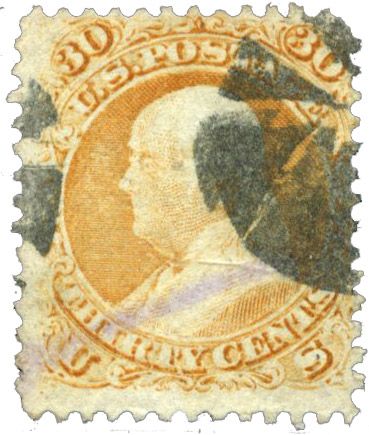n°25 obl. - Timbre Etats-Unis Poste n°25 obl. - Timbre Etats-Unis Poste