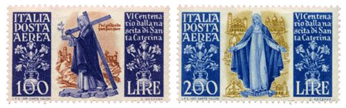 n°129/130* - Timbre ITALIE Poste Aérienne n°129/130* - Timbre ITALIE Poste Aérienne