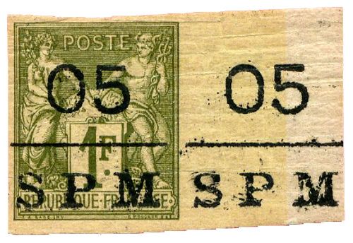 n°11* - Timbre SAINT PIERRE ET MIQUELON Poste n°11* - Timbre SAINT PIERRE ET MIQUELON Poste