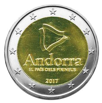 BU : 2 EURO COMMEMORATIVE 2017 : ANDORRE (Le pays des Pyrénées)