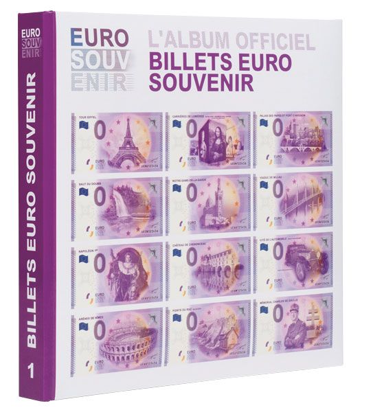 Album imprimé pour billets "EURO SOUVENIR" Tome 1 LEUCHTTURM Album imprimé pour billets "EURO SOUVENIR" Tome 1 LEUCHTTURM
