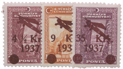 n°6/8* - Timbre TURQUIE Poste Aérienne n°6/8* - Timbre TURQUIE Poste Aérienne