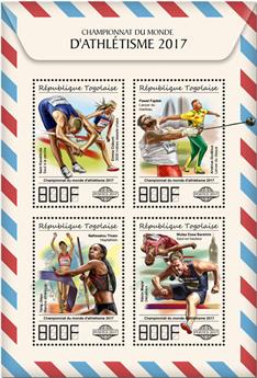 n° 5885/5888 - Timbre TOGO  Poste