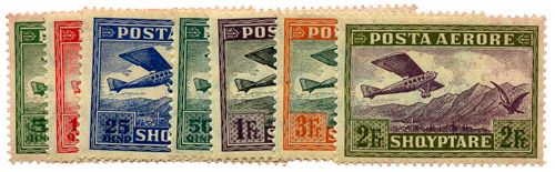 n°1/7* - Timbre ALBANIE Poste Aérienne n°1/7* - Timbre ALBANIE Poste Aérienne
