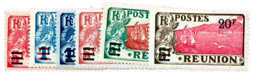 n°103/108* - Timbre REUNION Poste n°103/108* - Timbre REUNION Poste